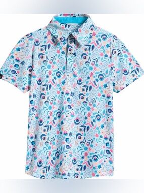 Swannies Kids' Clyde Athletic Fit Polo - Size S 8/9